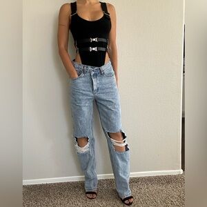 Maniere De Voir black bodysuit